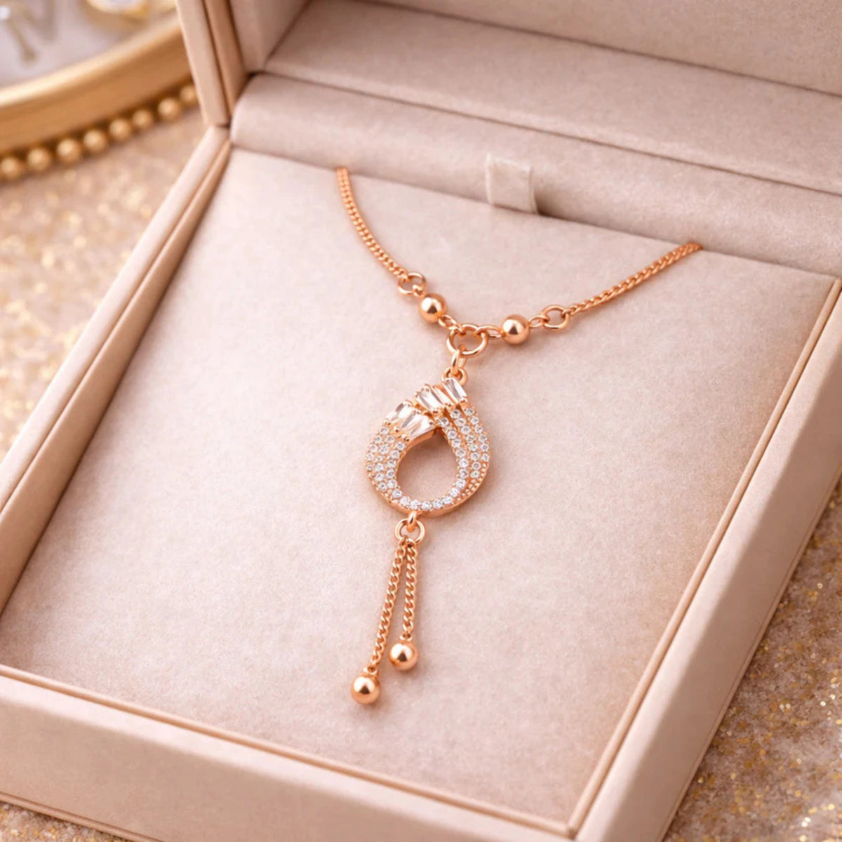Timeless Radiant CZ Necklace