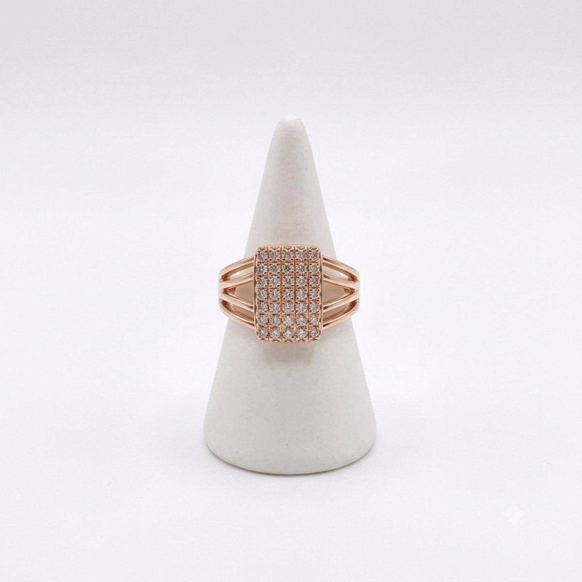 The Rose Gold Radiant Glam Ring