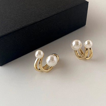 Lumière Double Pearl Cuffs