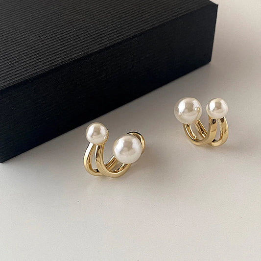 Lumière Double Pearl Cuffs