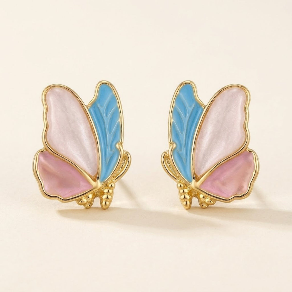 Flutter Pastel Butterfly Studs
