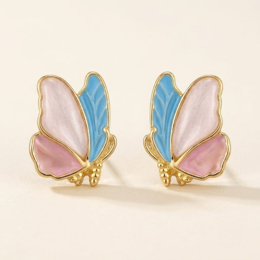 Flutter Pastel Butterfly Studs