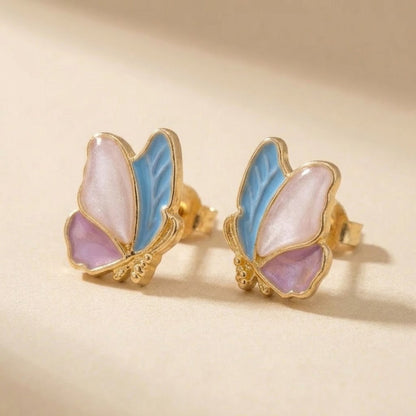 Flutter Pastel Butterfly Studs