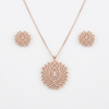 Radiant Lotus Pendant Set