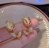The Gilded Tulip Studs