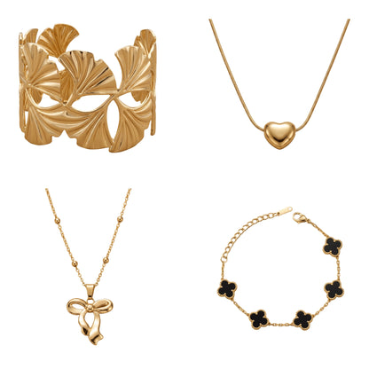 The Golden Love Set + 2 Earrings FREE