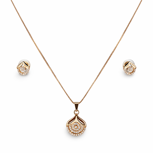 Floral Radiance Pendant Set