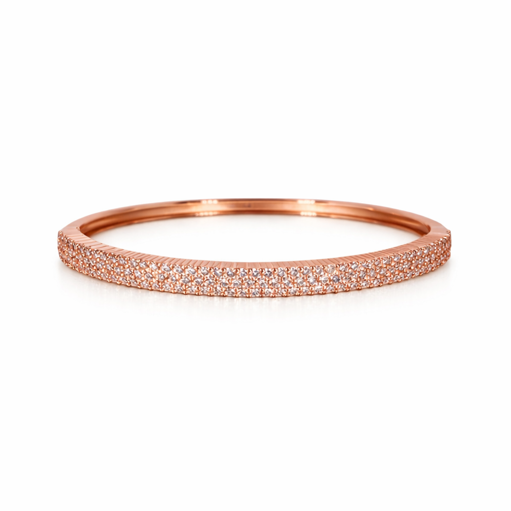 Rose Radiance Pavé Bangle