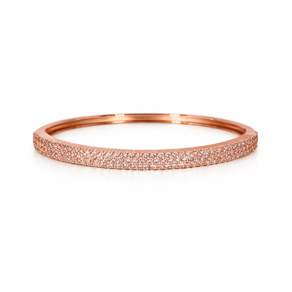 Rose Radiance Pavé Bangle
