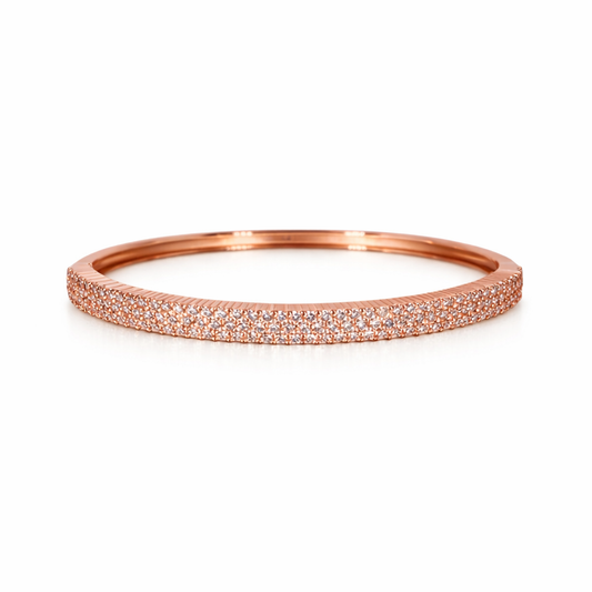 Rose Radiance Pavé Bangle