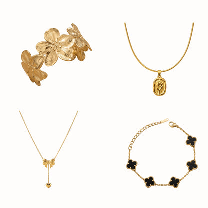 The Bloom & Bow Set + 2 Earrings FREE