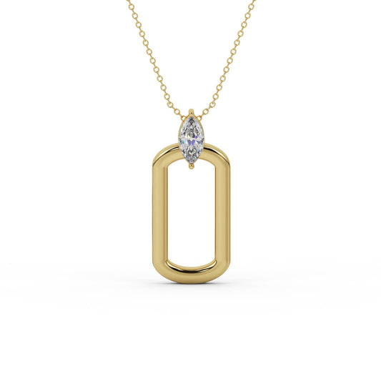 Marquise Link Necklace