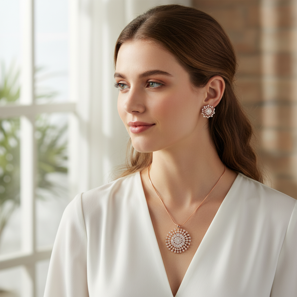 Radiant Sunburst Pendal Set