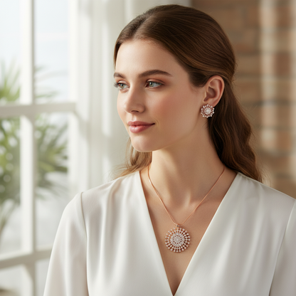 Radiant Sunburst Pendal Set