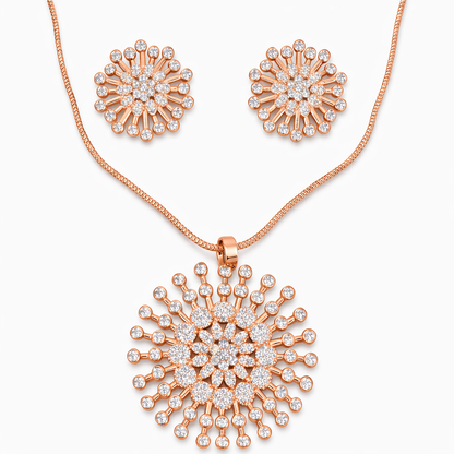 Radiant Sunburst Pendal Set