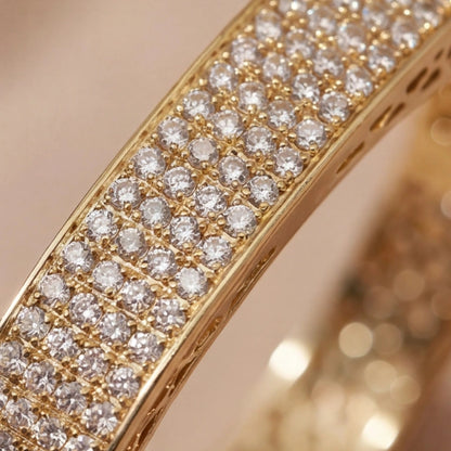 Textured Luxe Edge Bangle