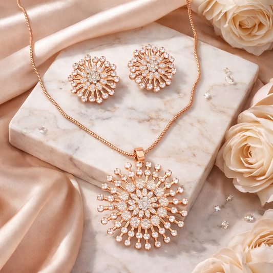 Radiant Sunburst Pendal Set