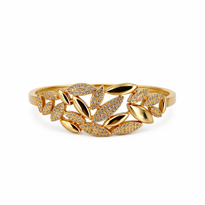 Gilded Laurel Leaf Braclet