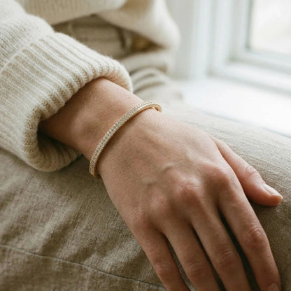 Ollien Éternelle Pavé Bangle