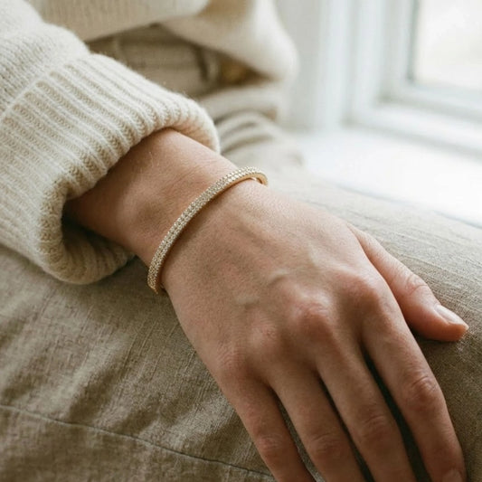 Ollien Éternelle Pavé Bangle