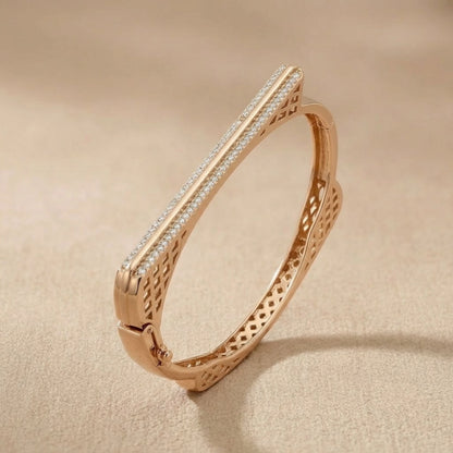 Ollien Monaco Pavé Bar Bangle