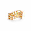 Aria Wave Diamond Statement Ring