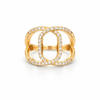 Aurelia Interlocking Oval Statement Ring