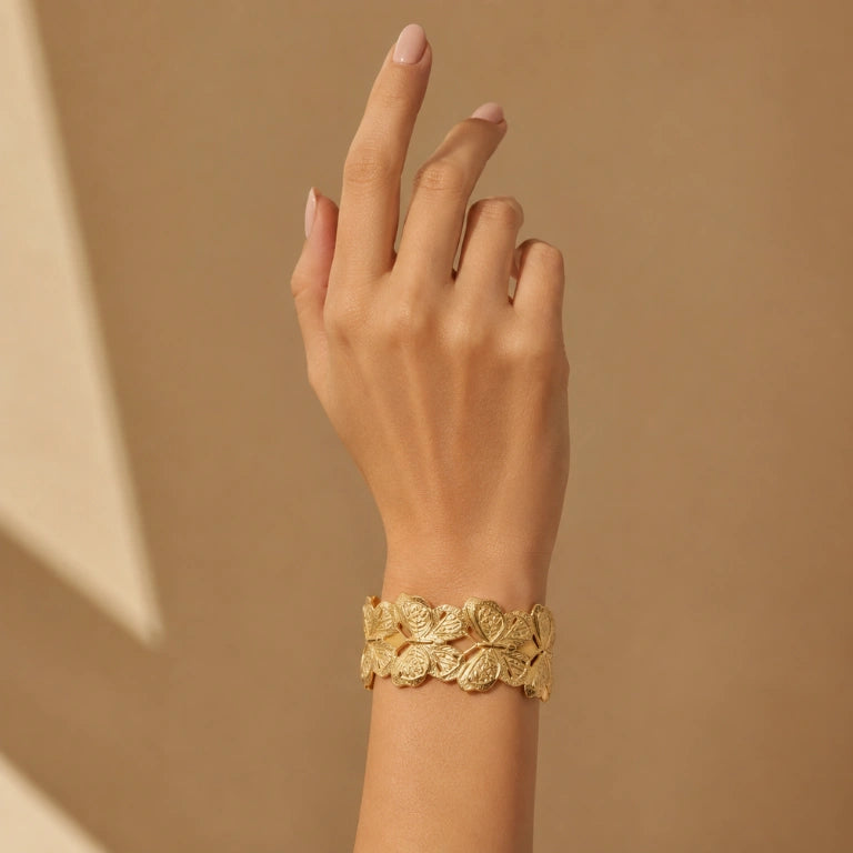 Aurelia Anti-Tarnish Butterfly Cuff