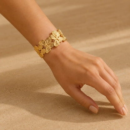 Aurelia Anti-Tarnish Butterfly Cuff