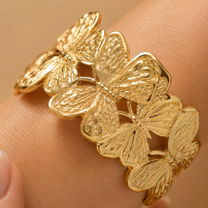 Aurelia Anti-Tarnish Butterfly Cuff