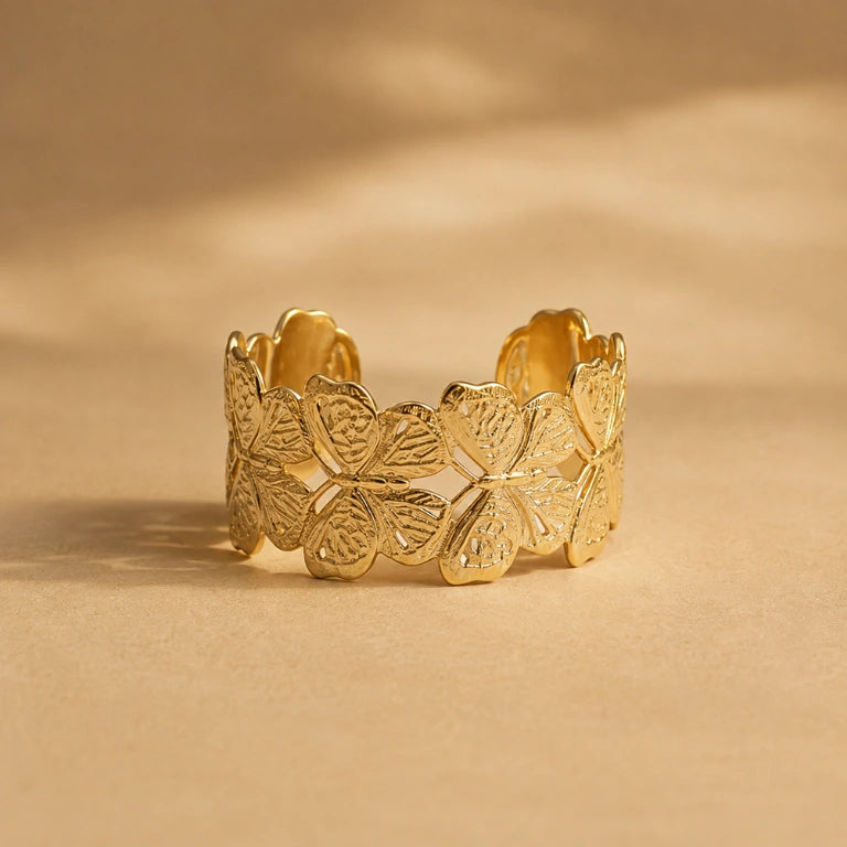 Aurelia Anti-Tarnish Butterfly Cuff