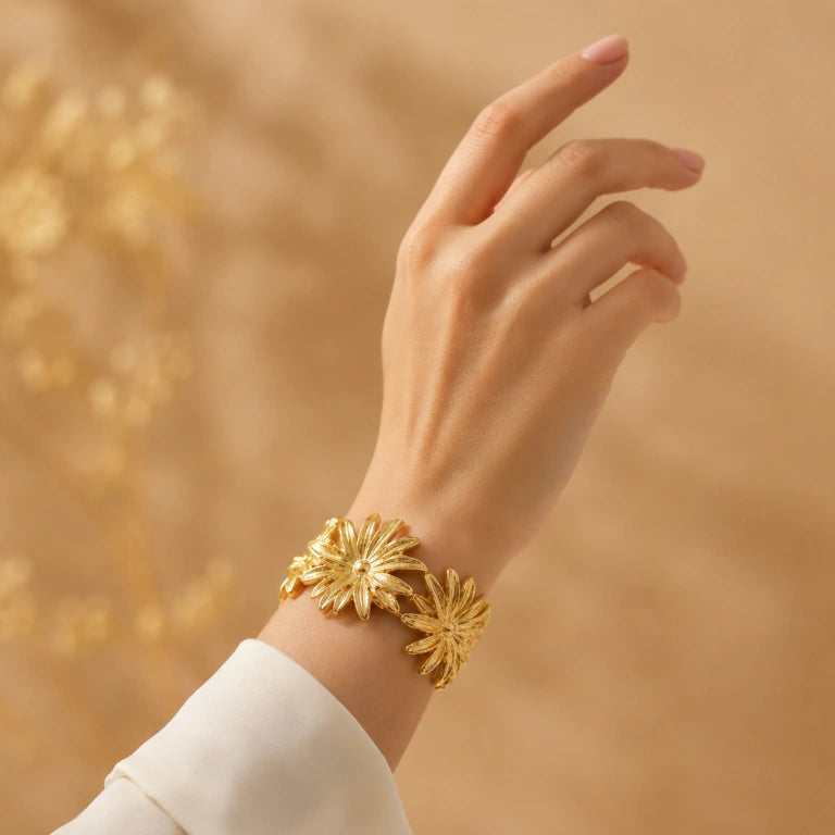 Aurelia Bloom Anti-Tarnish Cuff