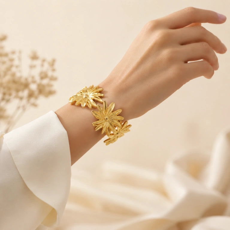 Aurelia Bloom Anti-Tarnish Cuff