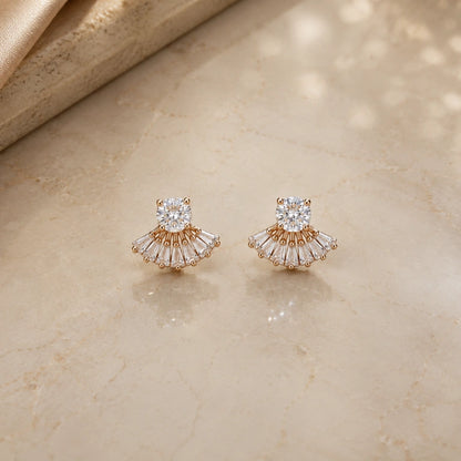Aurelia Fan Studs