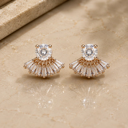 Aurelia Fan Studs