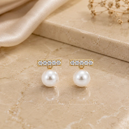 Aurelia Pearl Drop Studs