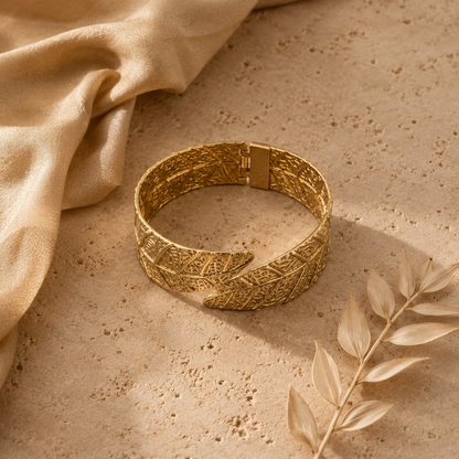 Aurelian Leaf Anti-Tarnish Cuff