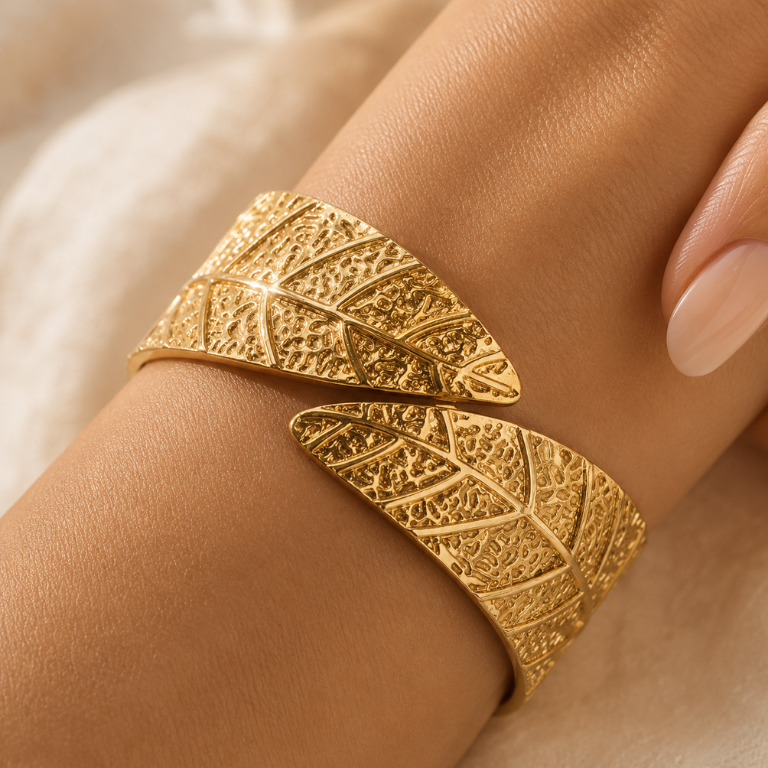 Aurelian Leaf Anti-Tarnish Cuff
