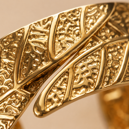 Aurelian Leaf Anti-Tarnish Cuff