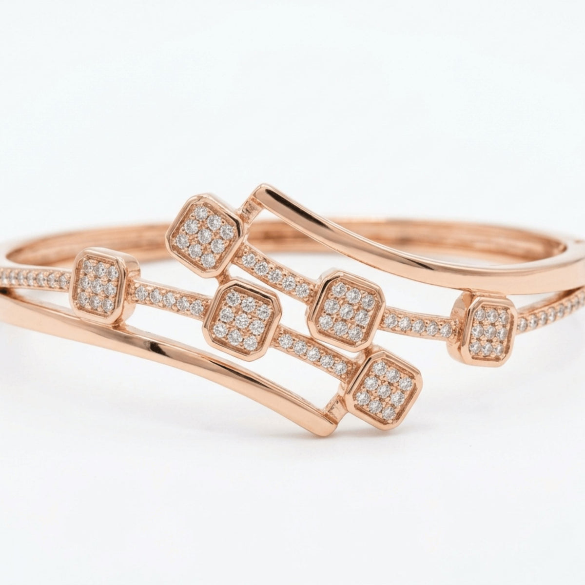 The Rose Gold Starlit Harmony Bracelet