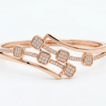 The Rose Gold Starlit Harmony Bracelet