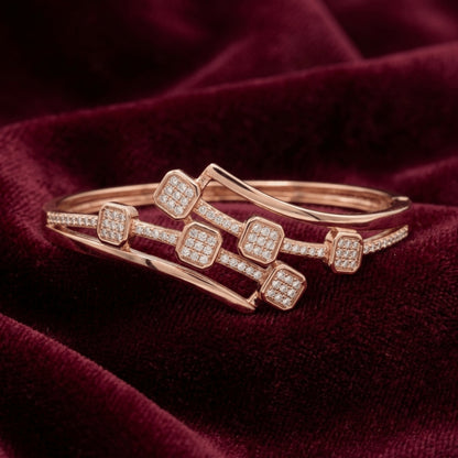 The Rose Gold Starlit Harmony Bracelet