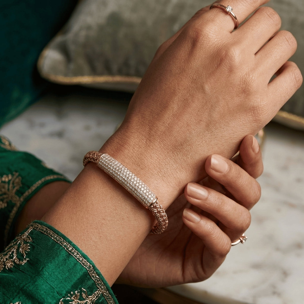 The Rose Gold Radiant Luxe Bracelet