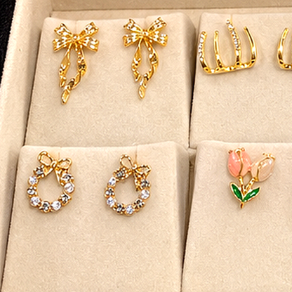 Blossom & Bows Earring Set