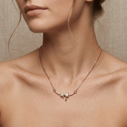 The Dainty Bow Necklace