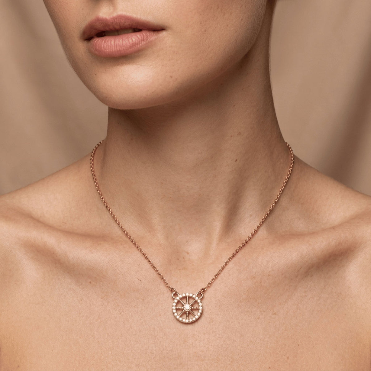 The Celestial Wheel Necklace
