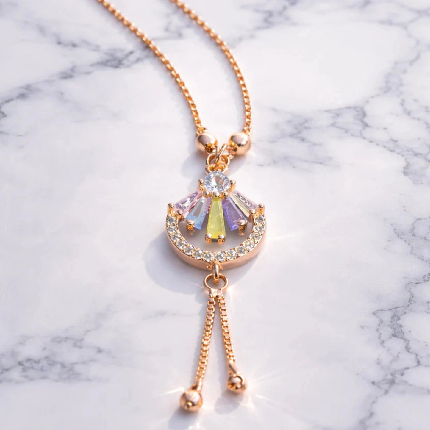 Stellar Glow CZ Necklace