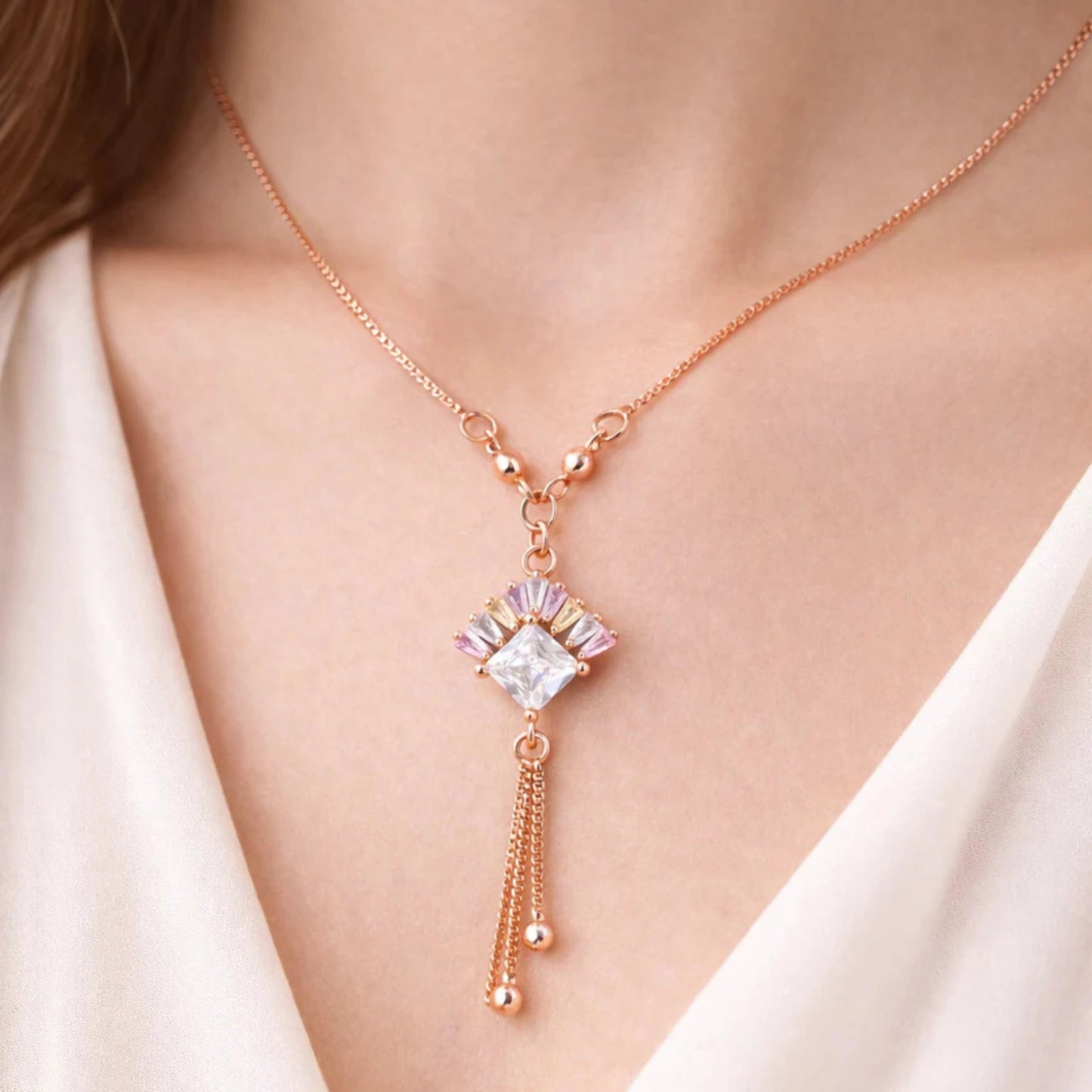 Polished Muse CZ Necklace