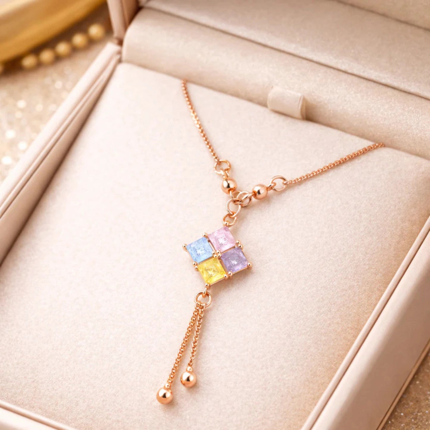 Horizon Shine CZ Necklace