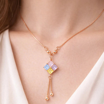 Horizon Shine CZ Necklace